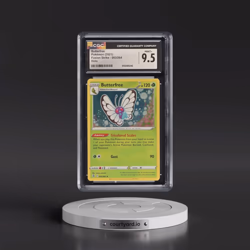 2019 Fusion Strike #003/264 Butterfree - Holo (CGC 9.5 MINT+)
