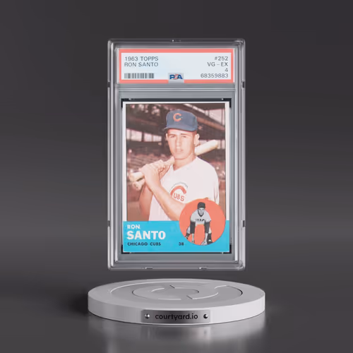 1963 Topps #252 Ron Santo (PSA 4 VG-EX)