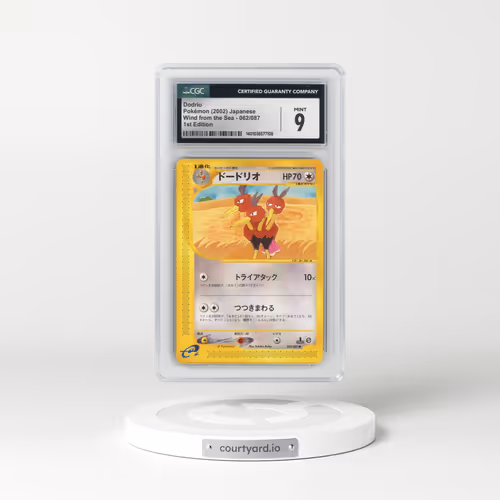 2002 Wind from the Sea #062/087 Dodrio - 1st Edition (CGC 9 MINT)