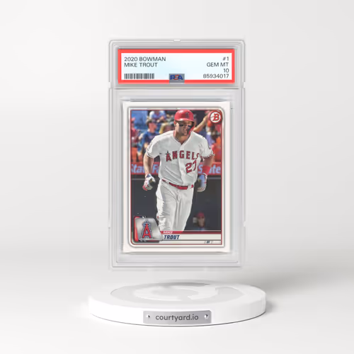2020 Bowman #1 Mike Trout (PSA 10 GEM MINT)