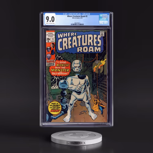 Where Creatures Roam #2 CGC 9.0 Cream to Off-white Pages (Marvel Comics, 9/70) - Universal