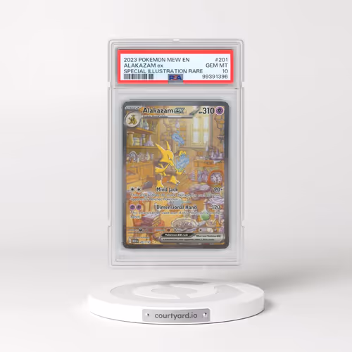 2023 Pokémon Mew EN-151 #201 Alakazam EX - Holo Special Illustration Rare (PSA 10 GEM MINT)