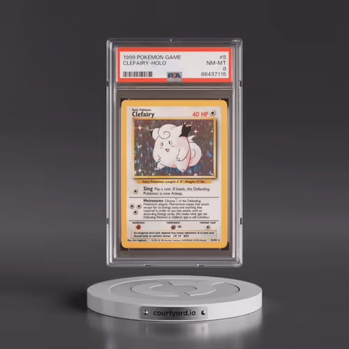 1999 Pokémon Game #5 Clefairy - Holo (PSA 8 NM-MT)