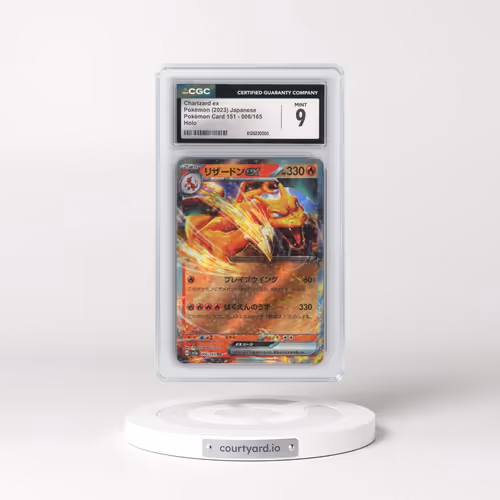 2023 Pokémon Card 151 #006/165 Charizard ex - Holo (CGC 9 MINT)