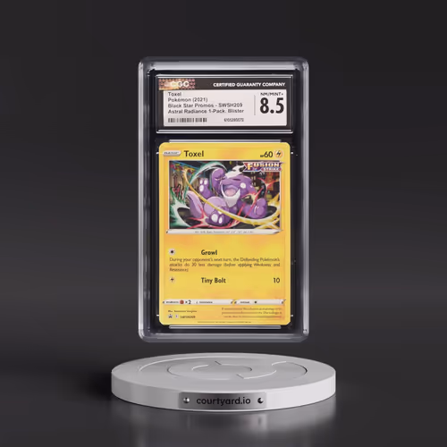 2017 Black Star Promos - Sword & Shield #SWSH209 Toxel - Astral Radiance 1-Pack. Blister (Cosmos Hol