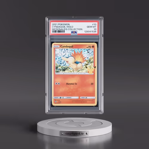 2021 Pokémon Mcdonald's Collection #10 Cyndaquil - Holo (PSA 10 GEM MINT)