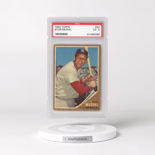 1962 Topps #50 Stan Musial (PSA 5 EX)