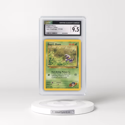 2000 Gym Challenge #77/132 Koga's Ekans (CGC 9.5 MINT+)