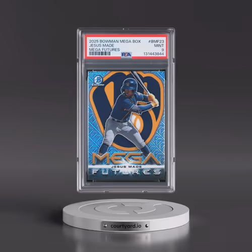 2025 Bowman Mega Box Mega Futures #BMF23 Jesus Made (PSA 9 MINT)