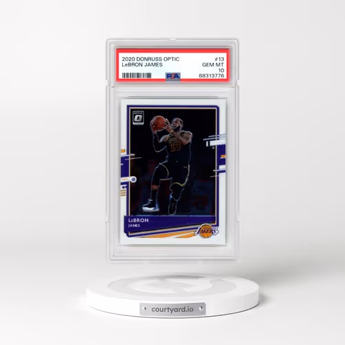 2020 Panini Donruss Optic #13 LeBron James (PSA 10 GEM MINT)