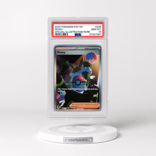 2024 Pokémon Paf EN-Paldean Fates #239 Penny - Special Illustration Rare (PSA 10 GEM MINT)
