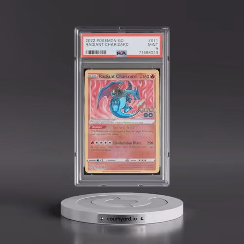 2022 Pokémon Go #011 Radiant Charizard - Holo (PSA 9 MINT)