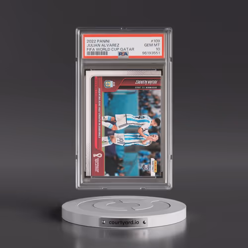 2022 Panini Instant FIFA World Cup Qatar #109 Julian Alvarez (PSA 10 GEM MINT)
