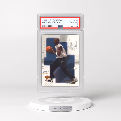 2001 Upper Deck Ovation #90 Michael Jordan (PSA 10 GEM MINT)