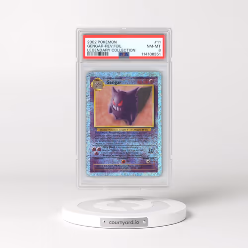 2002 Pokémon Legendary Collection #11 Gengar - Reverse Foil (PSA 8 NM-MT)