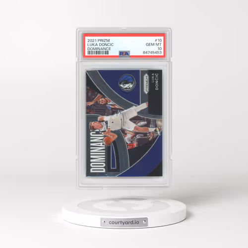 2021 Panini Prizm #10 Luka Doncic - Dominance (PSA 10 GEM MINT)