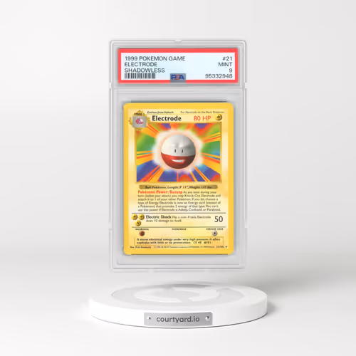 1999 Pokémon Game #21 Electrode - Shadowless (PSA 9 MINT)