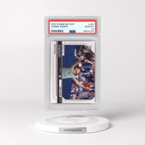 2024 Panini Instant Jannik Sinner #JS3 Jannik Sinner (PSA 10 GEM MINT)