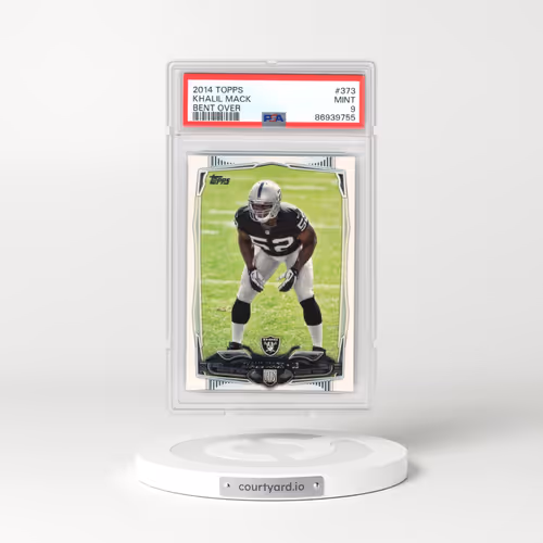 2014 Topps #373 Khalil Mack - Bent Over (PSA 9 MINT)