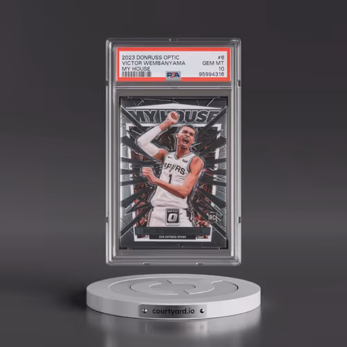 2023 Panini Donruss Optic My House #6 Victor Wembanyama (PSA 10 GEM MINT)