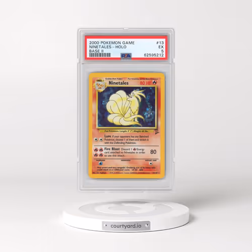 2000 Pokémon Game Base II #13 Ninetales - Holo (PSA 5 EX)
