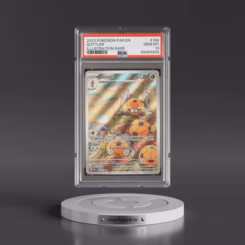 2023 Pokémon Par EN-Paradox Rift #184 Dottler - Illustration Rare (PSA 10 GEM MINT)
