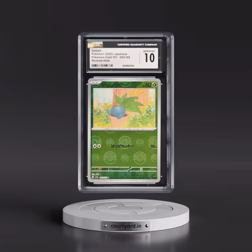 2023 Pokémon Card 151 #043/165 Oddish - Reverse Holo Poké Ball (CGC 10 GEM MINT)