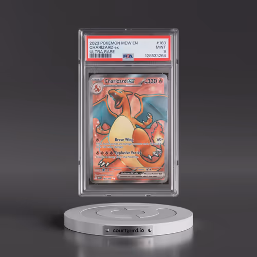2023 Pokémon Mew EN-151 #183 Charizard EX - Holo Ultra Rare (PSA 9 MINT)