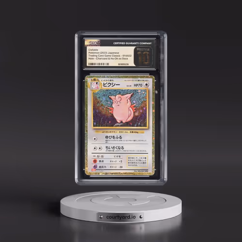 2023 Pokémon Cll-Trading Card Game Classic Charizard & HO-Oh EX Deck #014 Clefable (CGC 10 PRISTINE)