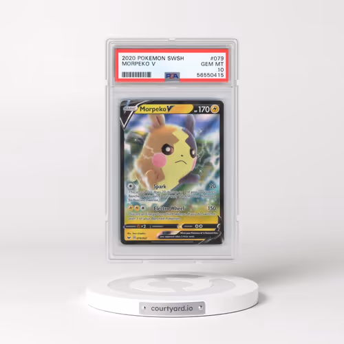 2020 Pokémon Sword & Shield #079 Morpeko V - Holo (PSA 10 GEM MINT)