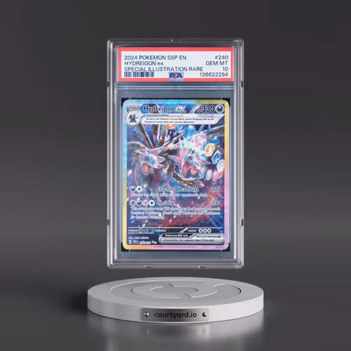 2024 Pokémon Ssp EN-Surging Sparks #240 Hydreigon EX - Holo Special Illustration Rare (PSA 10 GEM MI