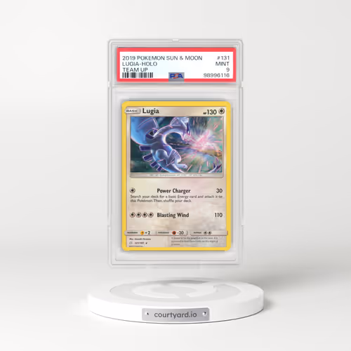 2019 Pokémon Sun & Moon Team Up #131 Lugia - Holo (PSA 9 MINT)