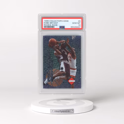 1996 Collector's Edge Rookie Rage #6 Kobe Bryant (PSA 10 GEM MINT)