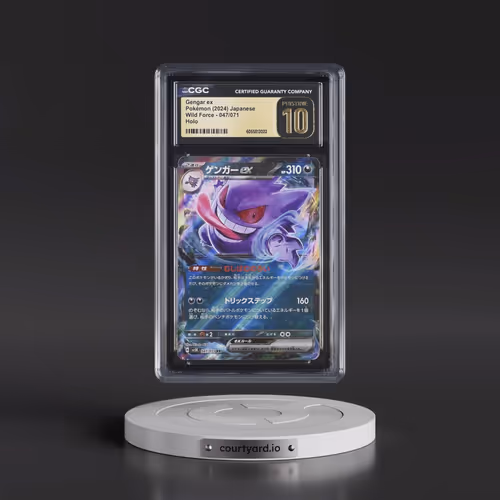 2024 Wild Force #047/071 Gengar ex - Holo (CGC 10 PRISTINE)