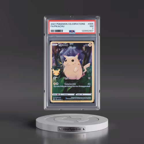 2021 Pokémon Celebrations #005 Pikachu - Full Art (PSA 7 NM)