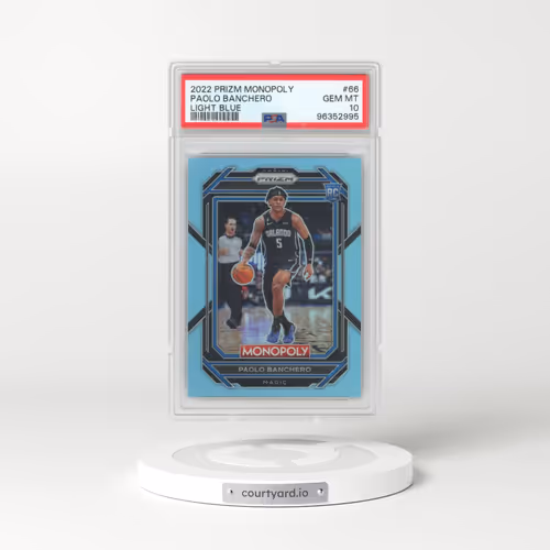 2022 Panini Prizm Monopoly #66 Paolo Banchero - Light Blue (PSA 10 GEM MINT)