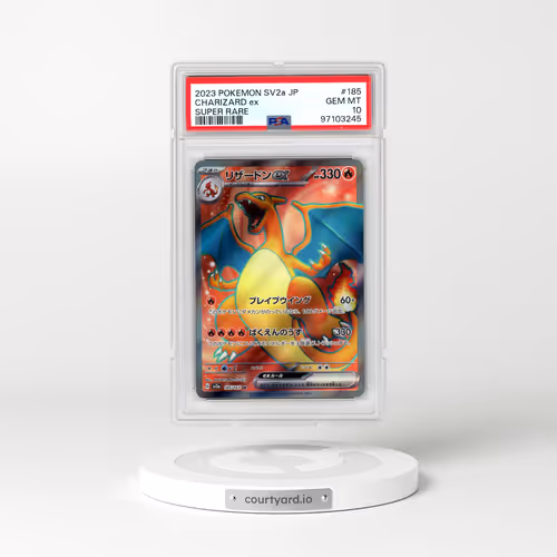 2023 Pokémon Sv2a-Pokemon 151 #185 Charizard EX - Holo Super Rare (PSA 10 GEM MINT)