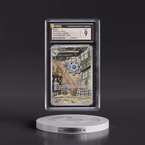 2025 Black Bolt - BLK EN #140/086 Klang - Illustration Rare Holo (CGC 9 MINT)