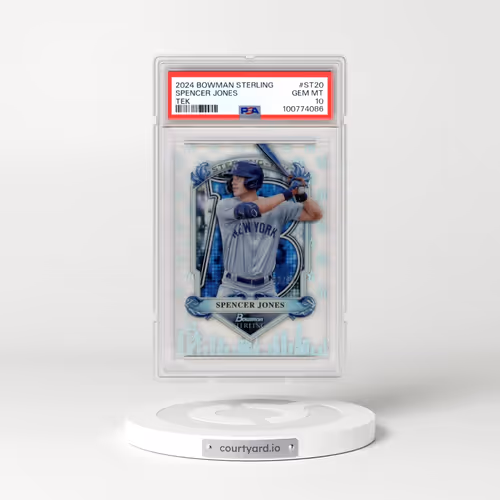 2024 Bowman Sterling Sterling Tek #ST20 Spencer Jones (PSA 10 GEM MINT)