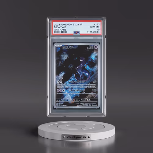 2023 Pokémon Sv2a-Pokemon 151 #183 Mewtwo - Art Rare (PSA 10 GEM MINT)