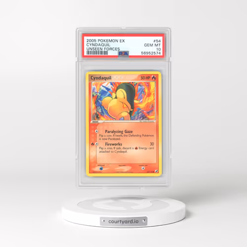 2005 Pokémon EX Unseen Forces #54 Cyndaquil (PSA 10 GEM MINT)