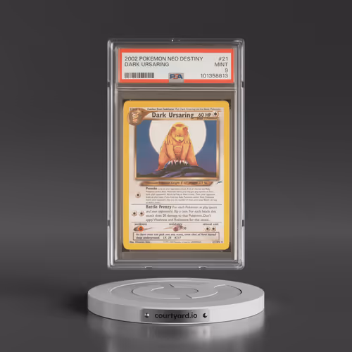 2002 Pokémon Neo Destiny #21 Dark Ursaring (PSA 9 MINT)