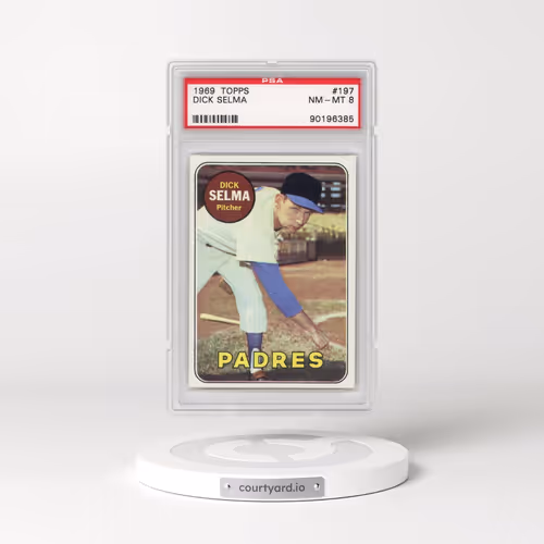 1969 Topps #197 Dick Selma (PSA 8 NM-MT)