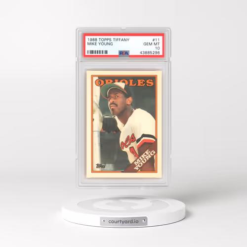 1988 Topps Tiffany #11 Mike Young (PSA 10 GEM MINT)