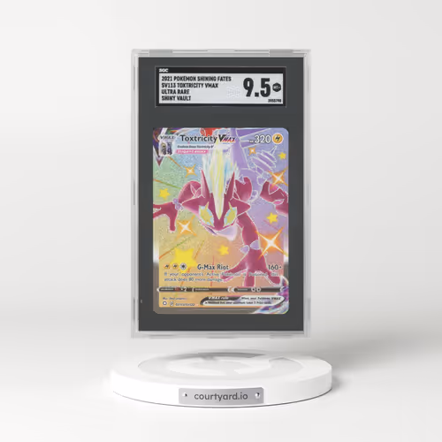 2021 Pokémon Shining Fates #SV113 Toxtricity Vmax - Ultra Rare Shiny Vault (SGC 9.5 MINT+)