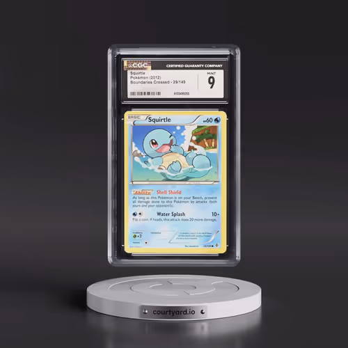 2012 Boundaries Crossed #29/149 Squirtle (CGC 9 MINT)