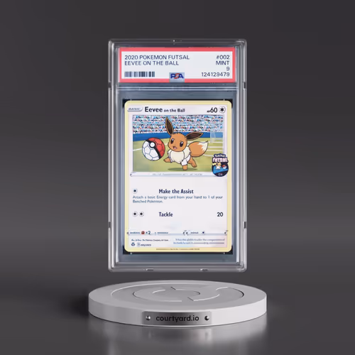 2020 Pokémon Futsal #002 Eevee on the Ball (PSA 9 MINT)