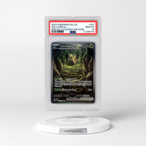 2023 Pokémon Pal EN-Paldea Evolved #257 WO-Chien EX - Holo Special Illustration Rare (PSA 10 GEM MIN