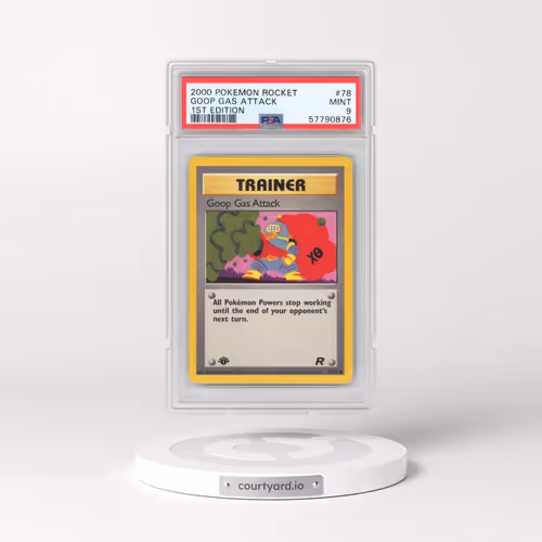 2000 Pokémon Rocket #78 Goop Gas Attack - 1st Edition (PSA 9 MINT)
