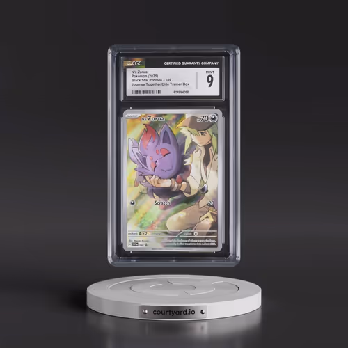 2025 Pokémon Svp EN-SV Black Star Promo #189 N's Zorua - Journey Together Elite Trainer Box (CGC 9 M